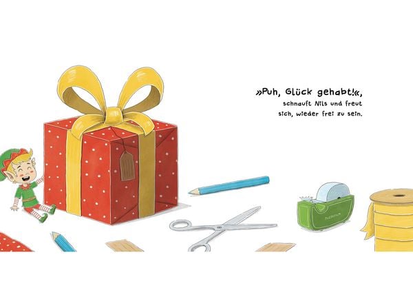 Produktbild: Weck den Weihnachtswichtel. Ein Weihnachts-Mitmachbuch.Zum Sch&uuml;tteln, Schaukeln, Pusten und mehr. Von 2 bis 4 Jahren