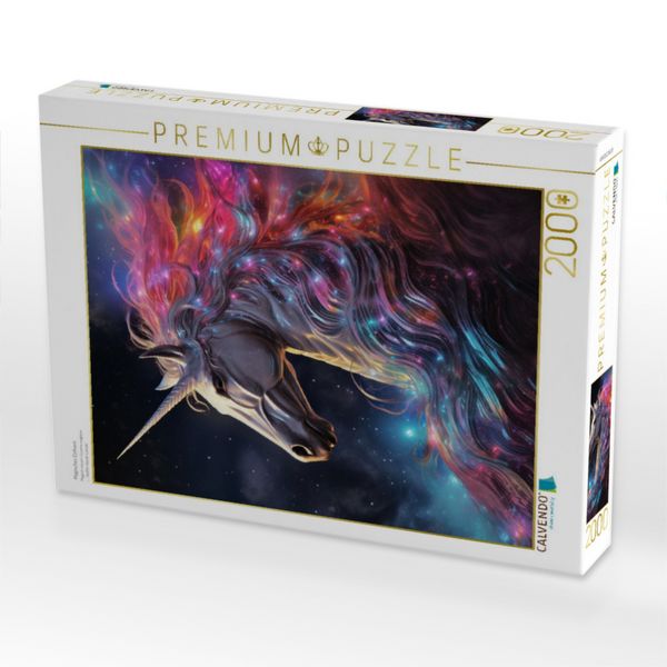 Produktbild: CALVENDO Puzzle Magisches Einhorn | 2000 Teile Lege-Gr&ouml;&szlig;e 90x67cm Foto-Puzzle f&uuml;r gl&uuml;ckliche Stunden