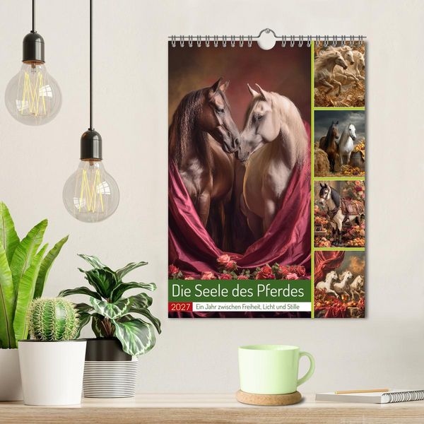 Produktbild: Edle Pferde (Wandkalender 2027 DIN A4 hoch), CALVENDO Monatskalender