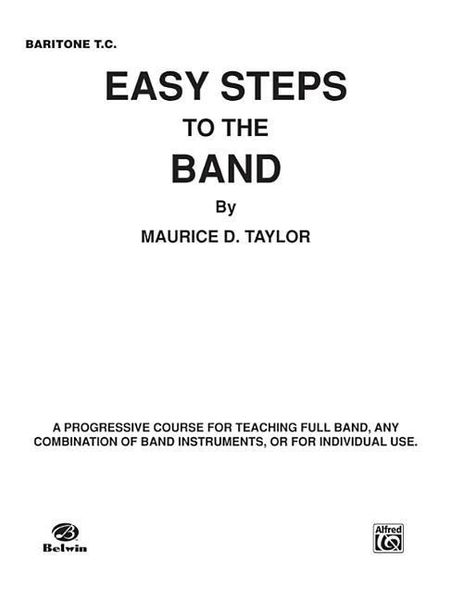 Produktbild: Taylor, M: Easy Steps to the Band