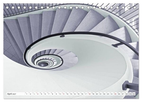 Produktbild: Treppenh&auml;user architektonische Kunstwerke (Tischkalender 2027 DIN A5 quer), CALVENDO Monatskalender