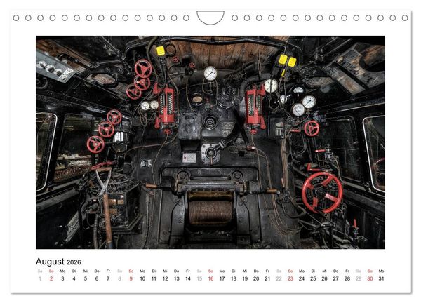 Produktbild: Unter Dampf - Dampflokromantik (Wandkalender 2026 DIN A4 quer), CALVENDO Monatskalender