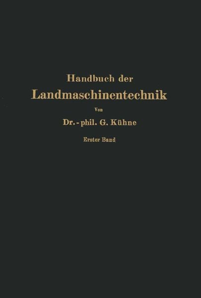 Produktbild: Handbuch der Landmaschinentechnik