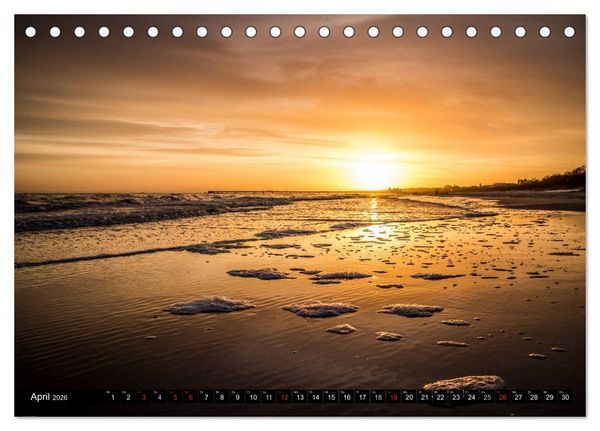 Produktbild: Die sch&ouml;nsten Sonnenaufg&auml;nge (Tischkalender 2026 DIN A5 quer), CALVENDO Monatskalender