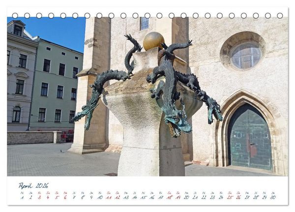 Produktbild: Halle an der Saale. Wir schlendern durch die Heimat von Georg Friedrich H&auml;ndel (Tischkalender 2026 DIN A5 quer), CALVENDO Monatskalender