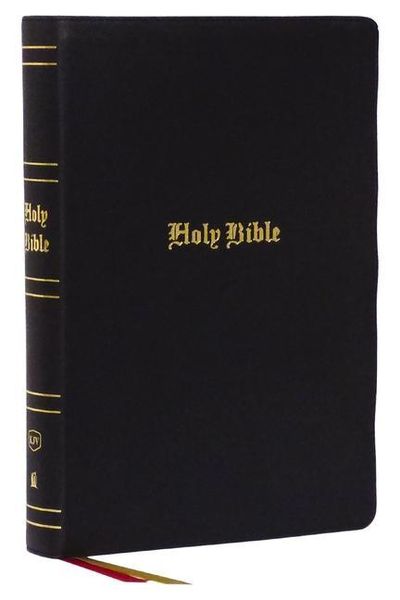Produktbild: KJV Holy Bible: Super Giant Print with 43,000 Cross References, Black Genuine Leather, Red Letter, Comfort Print (Thumb Indexed): King James Version