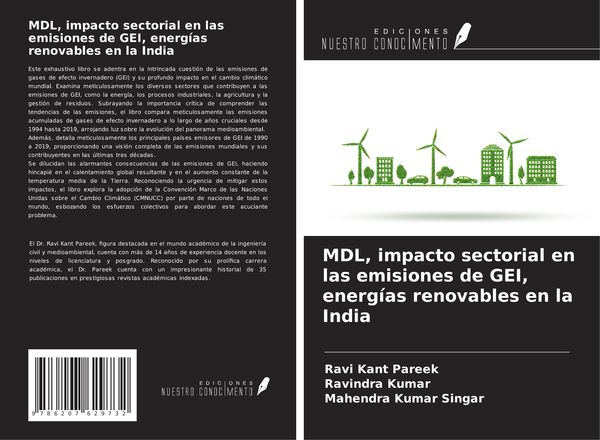 Produktbild: MDL, impacto sectorial en las emisiones de GEI, energ&iacute;as renovables en la India
