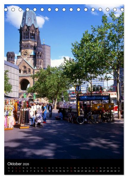 Produktbild: Weltstadt Berlin (Tischkalender 2026 DIN A5 hoch), CALVENDO Monatskalender