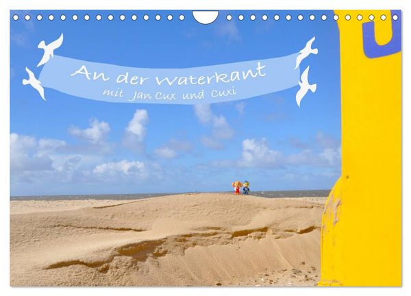 Produktbild: An der Waterkant mit Jan Cux und Cuxi (Wandkalender 2026 DIN A4 quer), CALVENDO Monatskalender