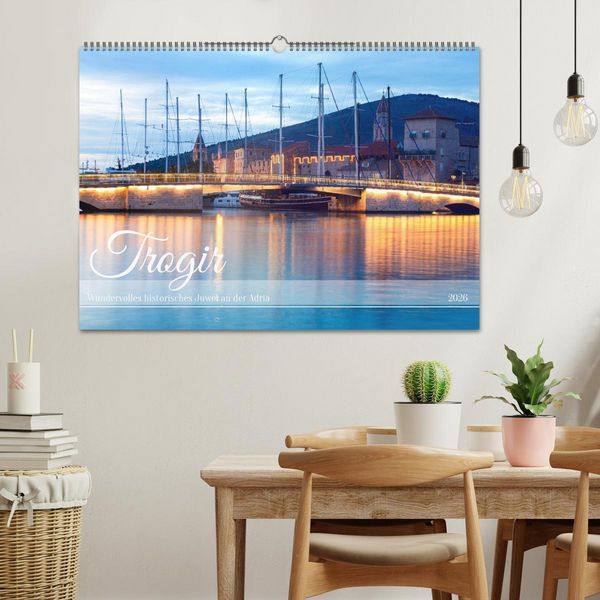 Produktbild: Trogir - Wundervolles historisches Juwel an der Adria (Wandkalender 2026 DIN A2 quer), CALVENDO Monatskalender