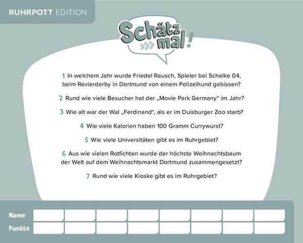 Produktbild: Sch&auml;tz mal! Ruhrpott Edition