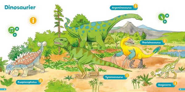 Produktbild: BOOKii&reg; H&ouml;ren und Staunen Mini Dinosaurier