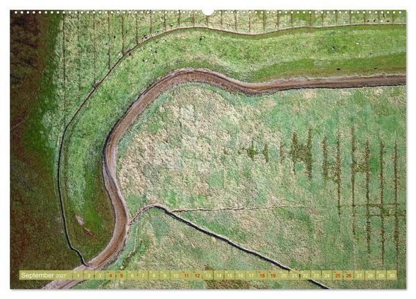 Produktbild: neunziggrad I photoart: das wattenmeer von oben (hochwertiger Premium Wandkalender 2027 DIN A2 quer), Kunstdruck in Hochglanz