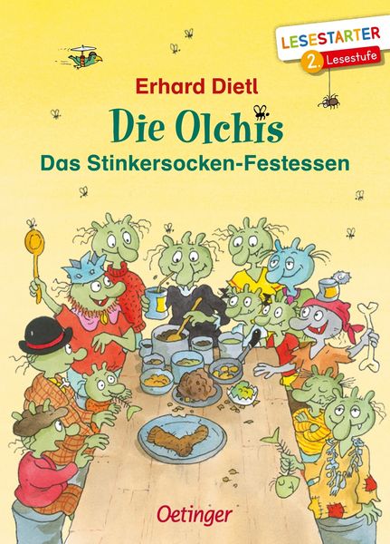 Die Olchis. Das Stinkersocken-Festessen, Gebundene Ausgabe von Erhard Dietl, Verlag Friedrich Oetinger GmbH, 978-3-7891-1090-0