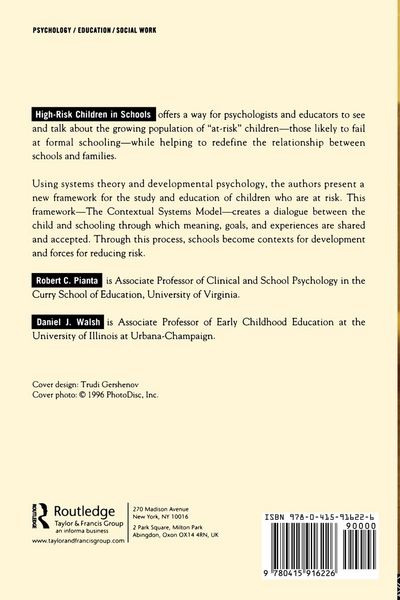 Produktbild: High-Risk Children In Schools