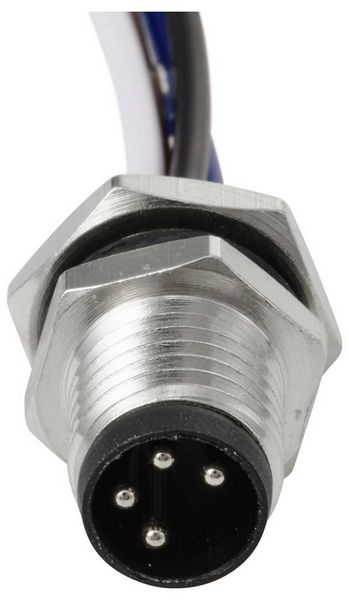 Produktbild: TRU COMPONENTS TC-13751972 Anschlussleitung M8 x 1 Stecker, gerade 0.2 m Polzahl Sensoren: 4 1 St.