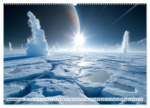 Produktbild: Kosmische Landschaften - Jenseits der Erde (Wandkalender 2026 DIN A2 quer), CALVENDO Monatskalender