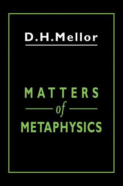 Produktbild: Matters of Metaphysics