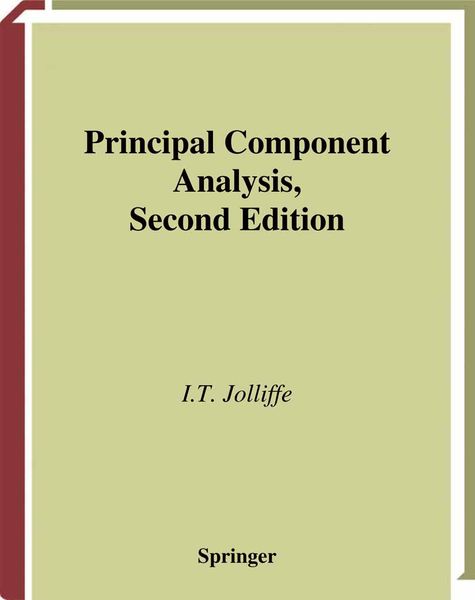 Produktbild: Principal Component Analysis