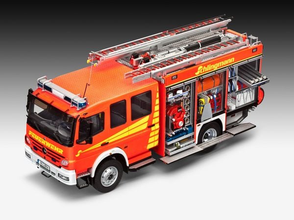 Produktbild: Revell 07404 Schlingmann LF 20/16 Feuerwehrauto Bausatz 1:24