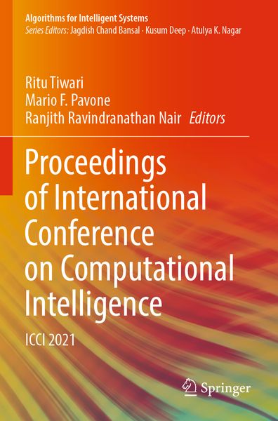 Produktbild: Proceedings of International Conference on Computational Intelligence