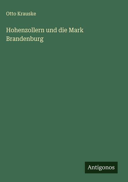 Produktbild: Hohenzollern und die Mark Brandenburg