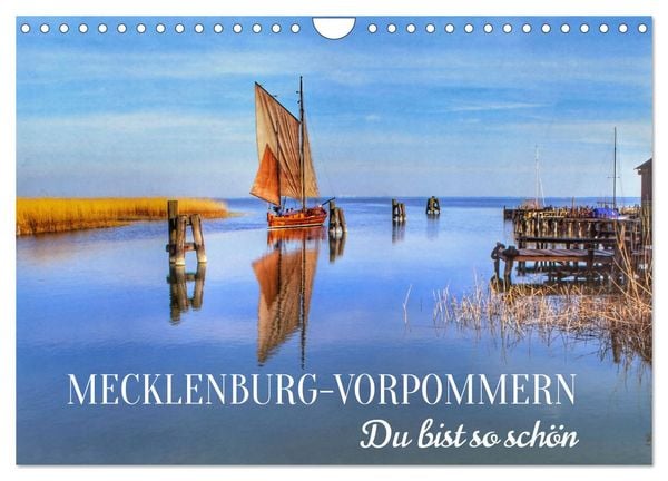 MECKLENBURG-VORPOMMERN.Du bist so schön (Wandkalender 2025 DIN A4 quer), CALVENDO Monatskalender