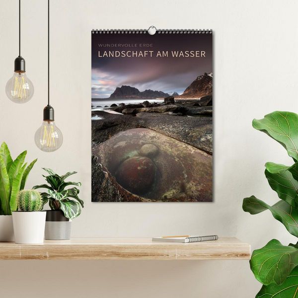 Produktbild: LANDSCHAFT AM WASSER (Wandkalender 2026 DIN A3 hoch), CALVENDO Monatskalender