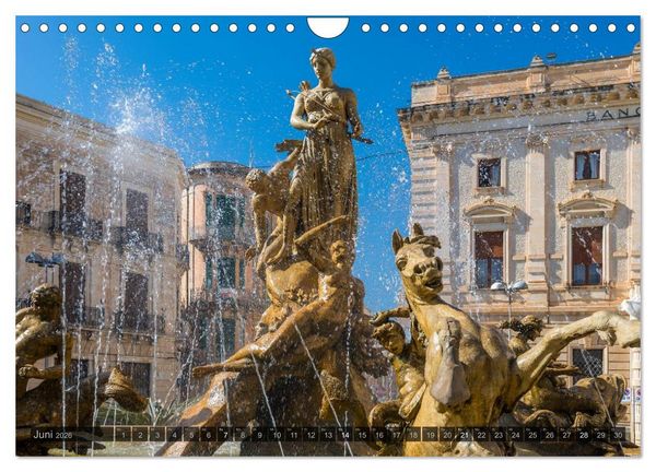 Produktbild: Sizilien &ndash; Landschaft und Architektur (Wandkalender 2026 DIN A4 quer), CALVENDO Monatskalender