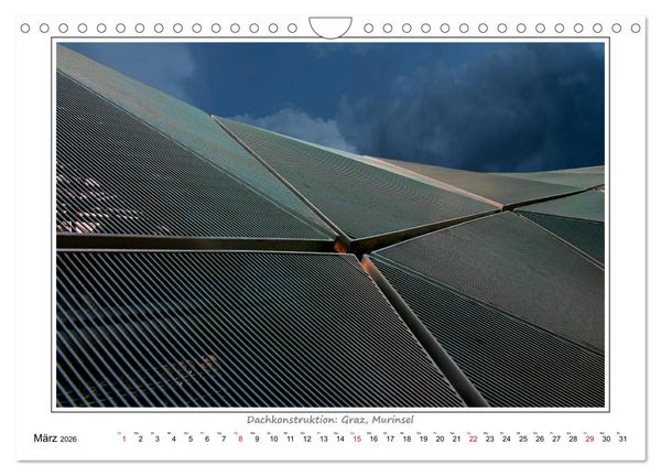 Produktbild: Details zeitgen&ouml;ssischer Architektur (Wandkalender 2026 DIN A4 quer), CALVENDO Monatskalender