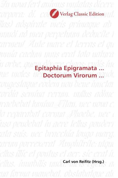 Produktbild: Epitaphia Epigramata ... Doctorum Virorum ...