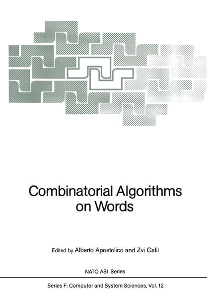 Produktbild: Combinatorial Algorithms on Words