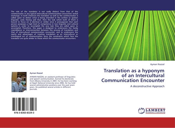 Produktbild: Translation as a hyponym of an Intercultural Communication Encounter