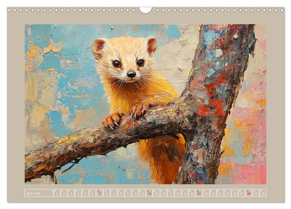 Produktbild: Wilde Sch&ouml;nheiten. Ein Jahr mit majest&auml;tischen Tieren (Wandkalender 2026 DIN A3 quer), CALVENDO Monatskalender