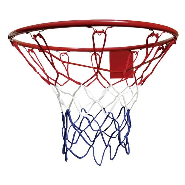 Basketballkorb rot/weiß/blau Ø45cm
