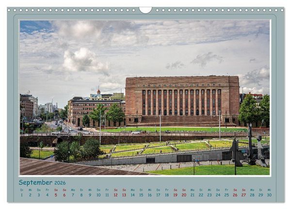 Produktbild: HELSINKI CITY (Wandkalender 2026 DIN A3 quer), CALVENDO Monatskalender