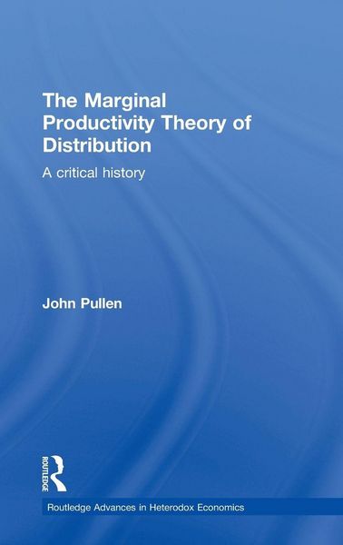 Produktbild: The Marginal Productivity Theory of Distribution