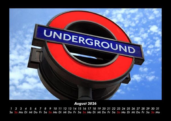 Produktbild: London 2026 Fotokalender DIN A3