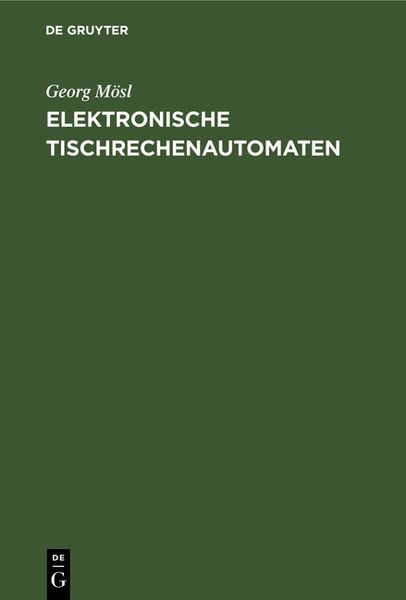 Produktbild: Elektronische Tischrechenautomaten