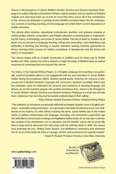 Produktbild: Toward a Re-Emergence of James Moffett's Mindful, Spiritual, and Student-Centered Pedagogy