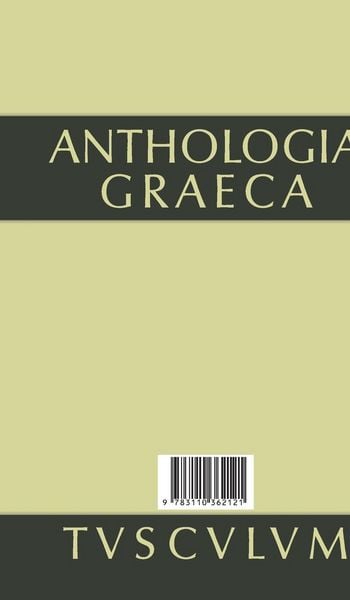 Produktbild: Anthologia Graeca / Buch I-VI