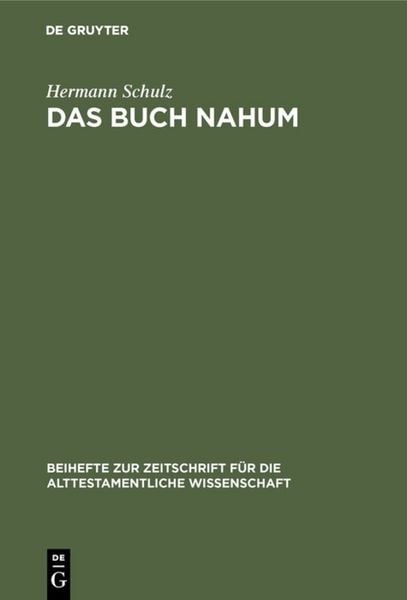 Produktbild: Das Buch Nahum