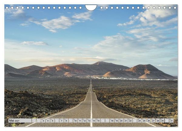 Produktbild: Wundersch&ouml;nes Lanzarote (Wandkalender 2027 DIN A4 quer), CALVENDO Monatskalender