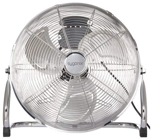 Produktbild: Sygonix Bodenventilator 70W (&Oslash; x H) 505mm x 480mm Chrom