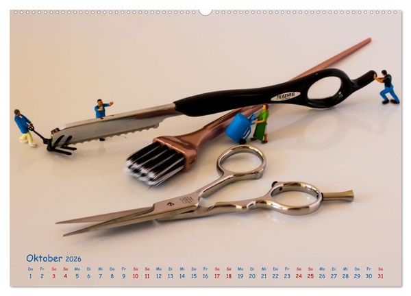 Produktbild: Hair-liche Zeiten (hochwertiger Premium Wandkalender 2026 DIN A2 quer), Kunstdruck in Hochglanz
