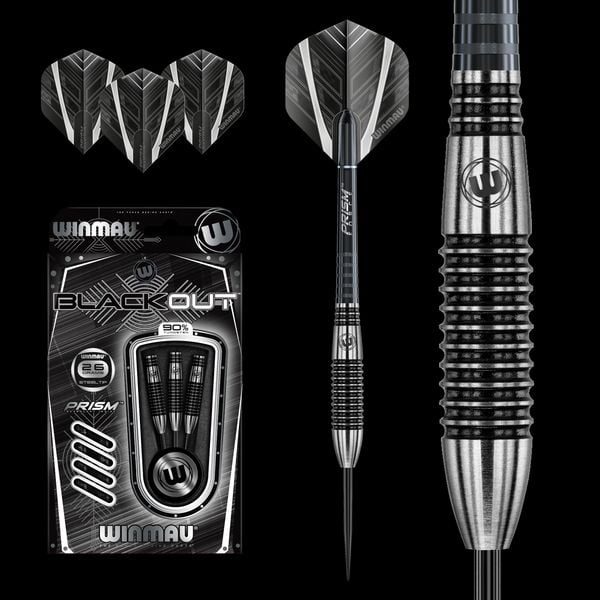 Produktbild: Winmau 7096.02 - Steeldart Winmau Blackout 1043-26g