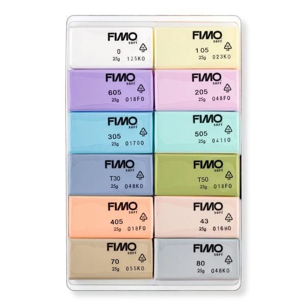 Produktbild: STAEDTLER Modelliermasse FIMO&reg; Pastell 12er Set