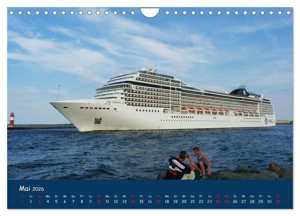 Produktbild: Traumschiffe im Norden (Wandkalender 2026 DIN A4 quer), CALVENDO Monatskalender