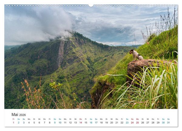 Produktbild: Traumziel Sri Lanka (hochwertiger Premium Wandkalender 2026 DIN A2 quer), Kunstdruck in Hochglanz