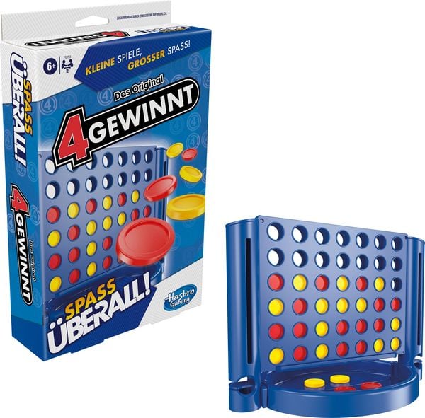 Produktbild: Hasbro F8253GC0 - 4 gewinnt Kompakt